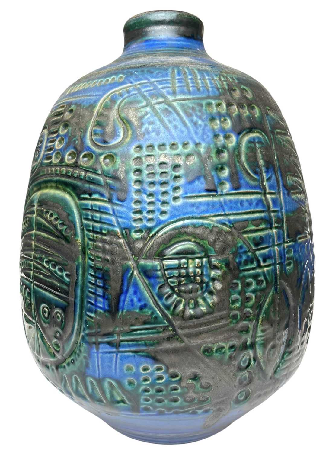 Lot 4 - HEUCKEROTH FOR CARSTENS - MODEL 7087 - PREHISTORIC VASE