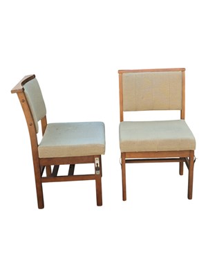 Lot 568 - ROSEHILL FURNITURE - SET OF FOUR MODERN CHURCH FAITH CHAPEL CHAIRS