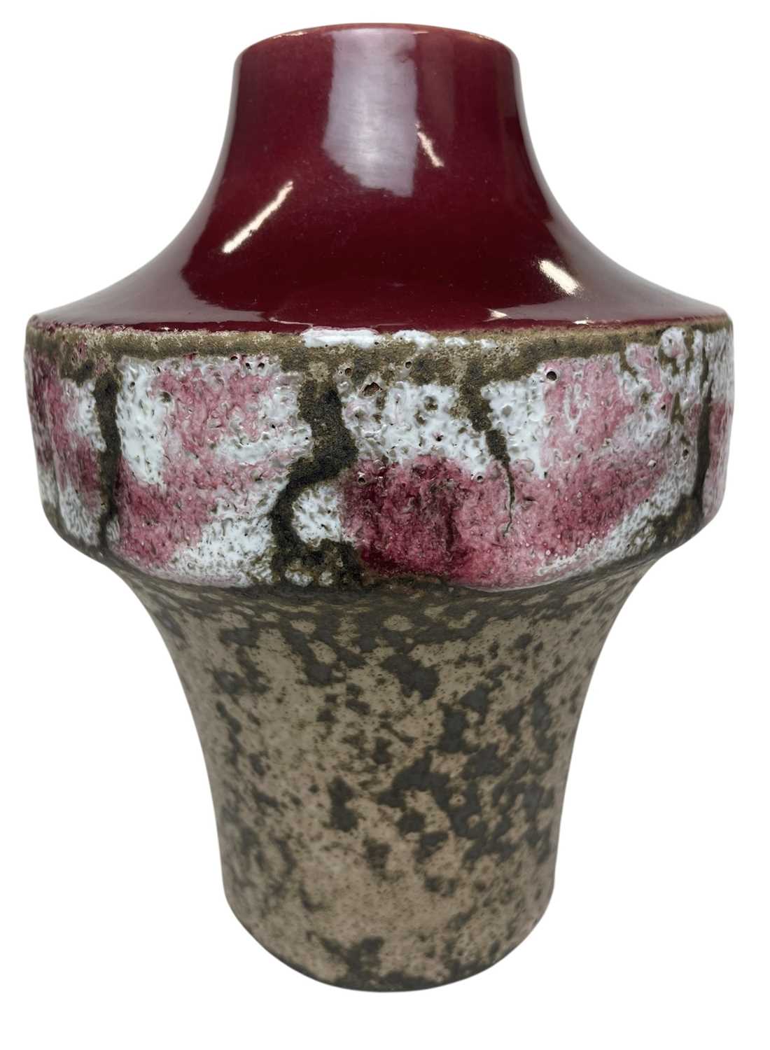 Lot 23 - WEST GERMAN POTTERY - 1960S FAT LAVA VASE