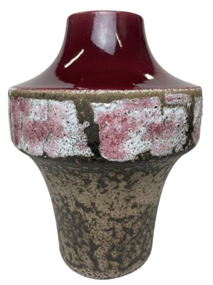 Lot 23 - WEST GERMAN POTTERY - 1960S FAT LAVA VASE
