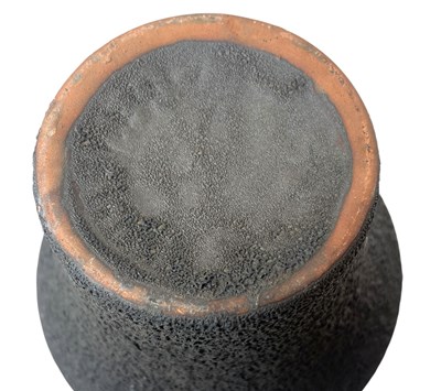 Lot 24 - WEST GERMAN POTTERY MAKER - 1960S TEXTURED RED VASE
