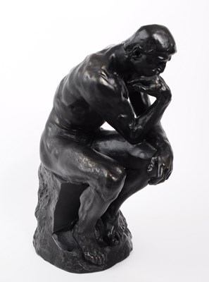 Lot 201 - AUGUSTE RODIN - REPRODUCTION COPY OF THE SCULPTURE THE THINKER
