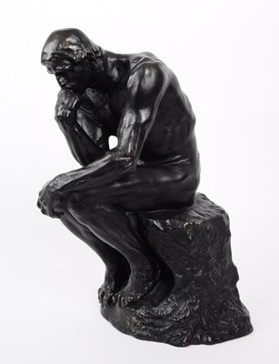 Lot 201 - AUGUSTE RODIN - REPRODUCTION COPY OF THE SCULPTURE THE THINKER