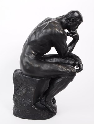Lot 201 - AUGUSTE RODIN - REPRODUCTION COPY OF THE SCULPTURE THE THINKER
