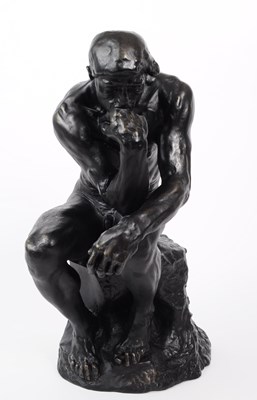 Lot 201 - AUGUSTE RODIN - REPRODUCTION COPY OF THE SCULPTURE THE THINKER