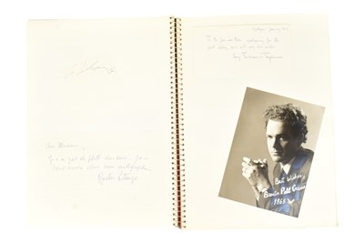 Lot 189 - MUSICIANS - LARGE ALBUM OF MID-CENTURY MUSICIAN AUTOGRAPHS