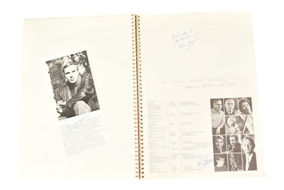 Lot 189 - MUSICIANS - LARGE ALBUM OF MID-CENTURY MUSICIAN AUTOGRAPHS