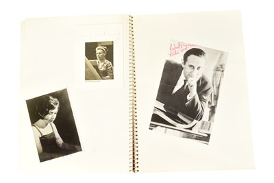 Lot 189 - MUSICIANS - LARGE ALBUM OF MID-CENTURY MUSICIAN AUTOGRAPHS