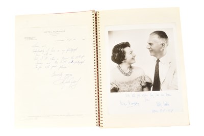 Lot 189 - MUSICIANS - LARGE ALBUM OF MID-CENTURY MUSICIAN AUTOGRAPHS