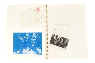 Lot 189 - MUSICIANS - LARGE ALBUM OF MID-CENTURY MUSICIAN AUTOGRAPHS