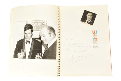 Lot 189 - MUSICIANS - LARGE ALBUM OF MID-CENTURY MUSICIAN AUTOGRAPHS