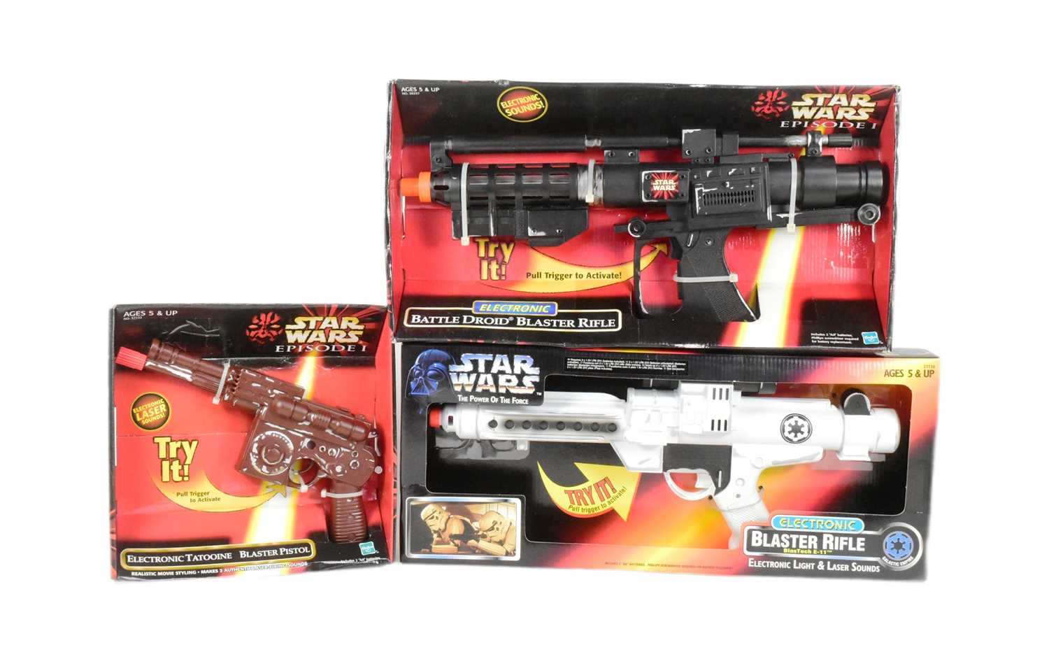 Lot 86 - STAR WARS - COLLECTION OF ELECTRONIC BLASTER