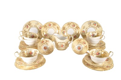 Lot 43 - AYNSLEY - MID CENTURY BONE CHINA PART TEA SERVICE