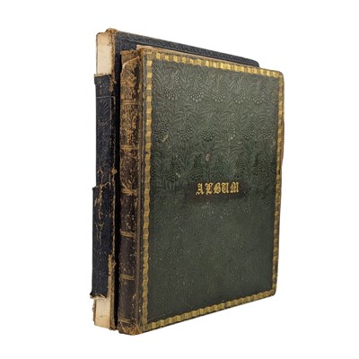 Lot 172 - VICTORIAN ALBUMS; PAINTINGS, POEMS, PAINTINGS & STORIES