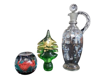 Lot 50 - COLLECTION OF THREE 20TH CENTURY STUDIO GLASS PIECES
