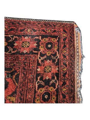 Lot 748 - LARGE PERSIAN WOOLLEN FLOOR CARPET RUNNER RUG
