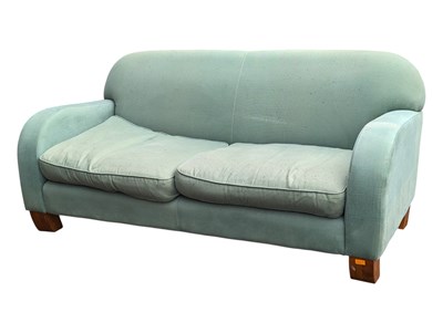 Lot 804a - DELCOR - A CONTEMPORARY DESIGNER DELCOR DECO STYLE SOFA SETTEE