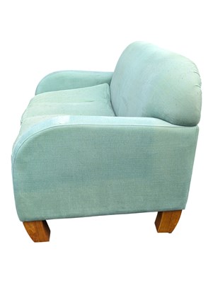 Lot 804 - DELCOR - A CONTEMPORARY DESIGNER DELCOR DECO STYLE SOFA SETTEE