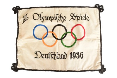 Lot 417 - GERMAN OLYMPICS 1936 MEMENTO CUSHION COVER