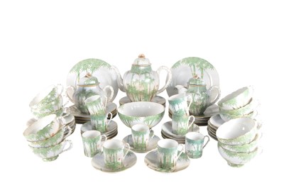 Lot 55 - LARGE EARLY 20TH CENTURY JAPANESE NORITAKE EGG SHELL TEA SERVICE
