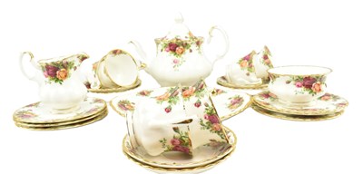 Lot 25 - ROYAL ALBERT - OLD COUNTRY ROSES - TEA SERVICE