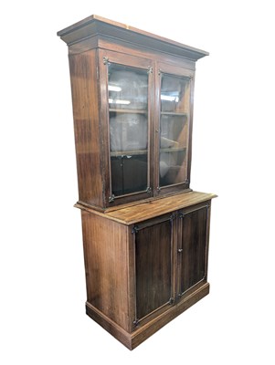 Lot 741a - VICTORIAN 19TH CENTURY LIBRARY BOOKCASE