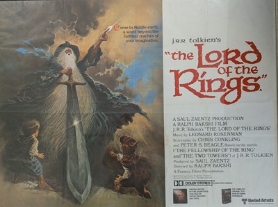 Lot 13 - TOLKIEN, JRR. THE LORD OF THE RINGS (ANIMATED, 1978) QUAD POSTER