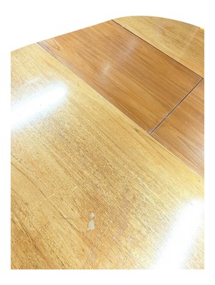 Lot 842 - MEREDEW FURNITURE - MID CENTURY TEAK WOOD EXTENDING DINING TABLE