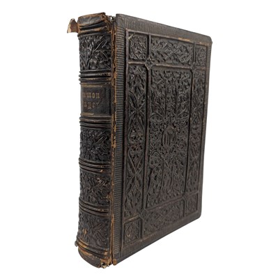 Lot 33 - 1845 BOOK OF COMMON PRAYER, PAPIER-MACHE BINDING, CHROMOLITHOGRAPH PLATES