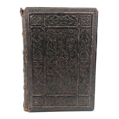 Lot 33 - 1845 BOOK OF COMMON PRAYER, PAPIER-MACHE BINDING, CHROMOLITHOGRAPH PLATES