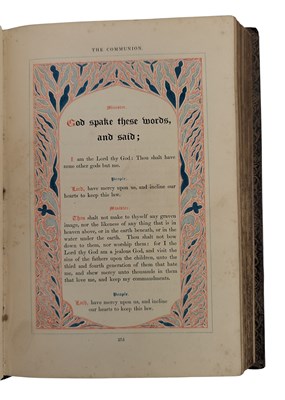 Lot 33 - 1845 BOOK OF COMMON PRAYER, PAPIER-MACHE BINDING, CHROMOLITHOGRAPH PLATES