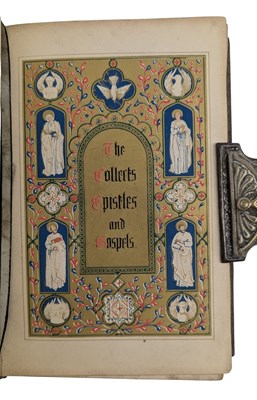 Lot 33 - 1845 BOOK OF COMMON PRAYER, PAPIER-MACHE BINDING, CHROMOLITHOGRAPH PLATES