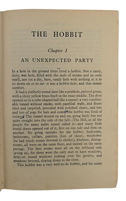 Lot 31 - TOLKIEN, J. R. R. 1942 THE HOBBIT: FIRST EDITION, THIRD IMPRESSION