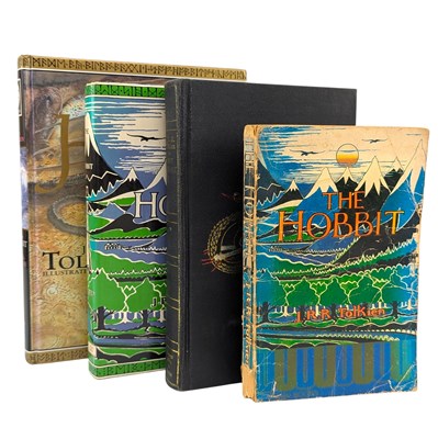 Lot 28 - TOLKIEN, J. R. R. 1975-1997 FOUR EDITIONS OF THE HOBBIT OR THERE AND BACK AGAIN
