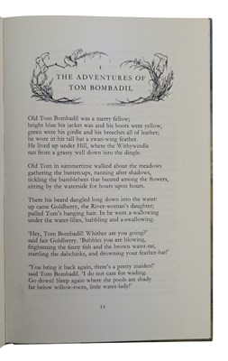Lot 10 - TOLKIEN, J. R. R. 1962 THE ADVENTURES OF TOM BOMBADIL, FIRST EDITION