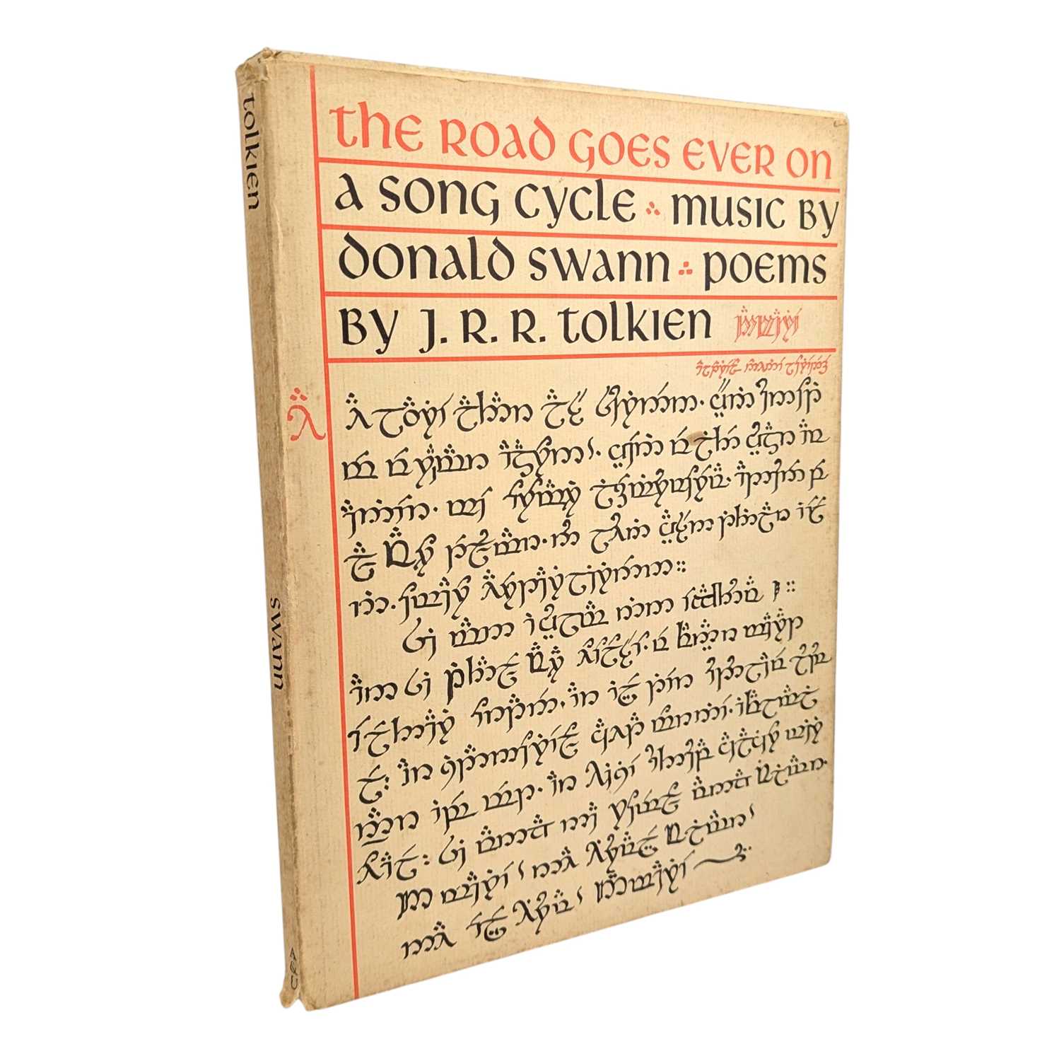 Lot 18 - TOLKIEN, J. R. R.; SWANN DONALD 1969 THE ROAD GOES EVER ON, 1ST ED 2ND IMP