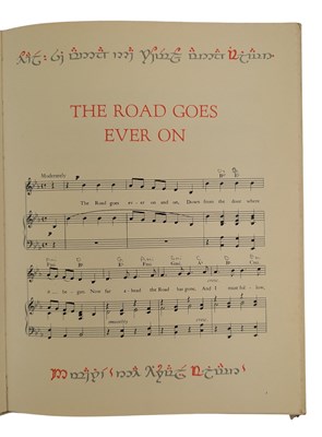 Lot 18 - TOLKIEN, J. R. R.; SWANN DONALD 1969 THE ROAD GOES EVER ON, 1ST ED 2ND IMP