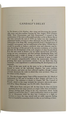 Lot 9 - TOLKIEN, J. R. R. 1986-9 THE TREASON OF ISENGARD & THE SHAPING OF MIDDLE EARTH