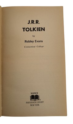Lot 11 - 1972-7 THREE STUDIES OF J. R. R. TOLKIEN AND MIDDLE EARTH: ROBLEY EVANS, RANDEL HELMS & RUTH S, NOEL