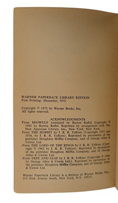 Lot 11 - 1972-7 THREE STUDIES OF J. R. R. TOLKIEN AND MIDDLE EARTH: ROBLEY EVANS, RANDEL HELMS & RUTH S, NOEL