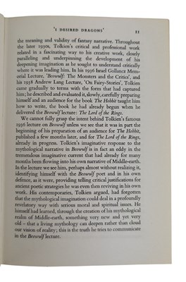 Lot 11 - 1972-7 THREE STUDIES OF J. R. R. TOLKIEN AND MIDDLE EARTH: ROBLEY EVANS, RANDEL HELMS & RUTH S, NOEL