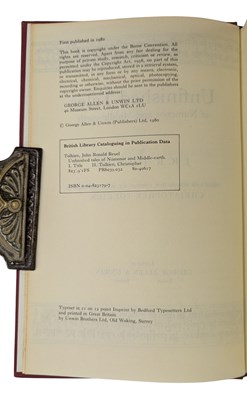 Lot 12 - TOLKIEN, J. R. R. 1980 UNFINISHED TALES FIRST EDITION, FIRST IMPRESSION
