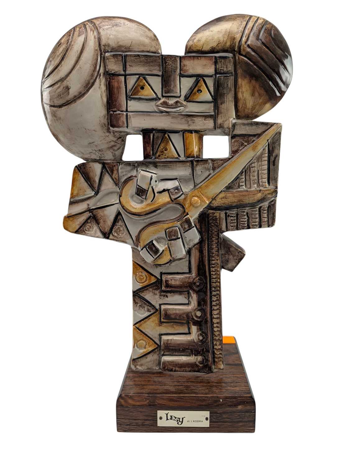 Lot 1 - IBRAHIM KODRA FOR GIUSEPPE ROSSICONE - STUDIO SCULPTURE