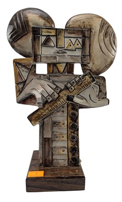 Lot 1 - IBRAHIM KODRA FOR GIUSEPPE ROSSICONE - STUDIO SCULPTURE