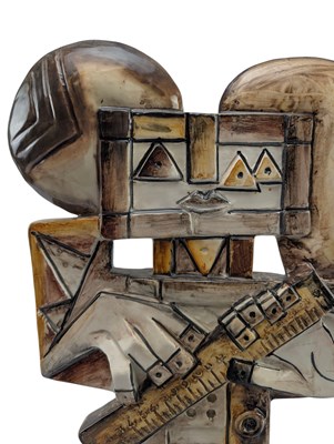 Lot 1 - IBRAHIM KODRA FOR GIUSEPPE ROSSICONE - STUDIO SCULPTURE