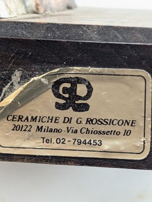 Lot 1 - IBRAHIM KODRA FOR GIUSEPPE ROSSICONE - STUDIO SCULPTURE