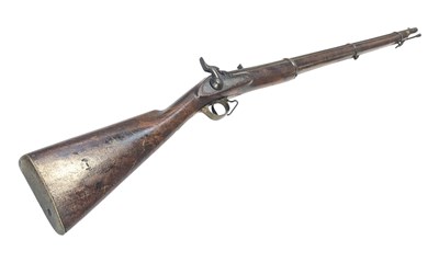 Lot 170 - 19TH CENTURY INDIAN PERCUSSION CAP RIFLE