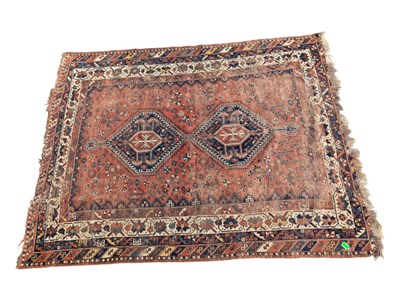Lot 797 - EARLY 20TH CENTURY PERSIAN ISLAMIC SHIRAZ FLOOR RUG