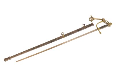 Lot 534 - 19TH CENTURY GERMAN COURT SWORD