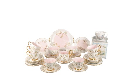 Lot 98 - ROYAL ALBERT - 20TH CENTURY BRAEMAR TEA SERVICE AND BOXED TEA CUP